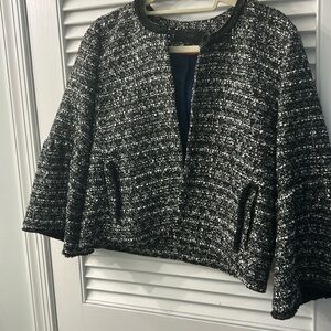 Jcrew tweed jacket/blazer. Subtle sequins